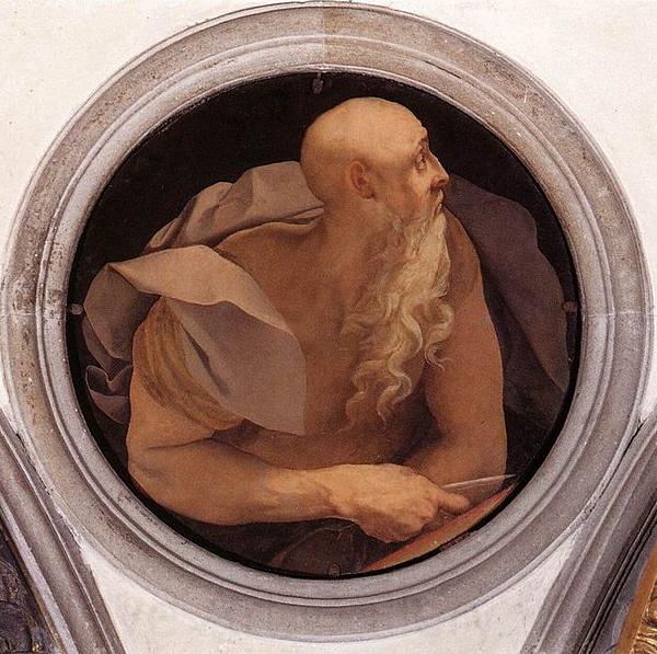 Jacopo Pontormo St John the Evangelist Norge oil painting art